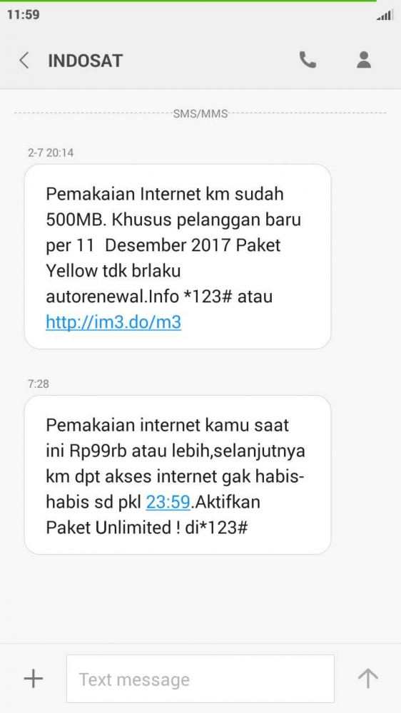 Pulsa hilang lebih dari Rp100.000.