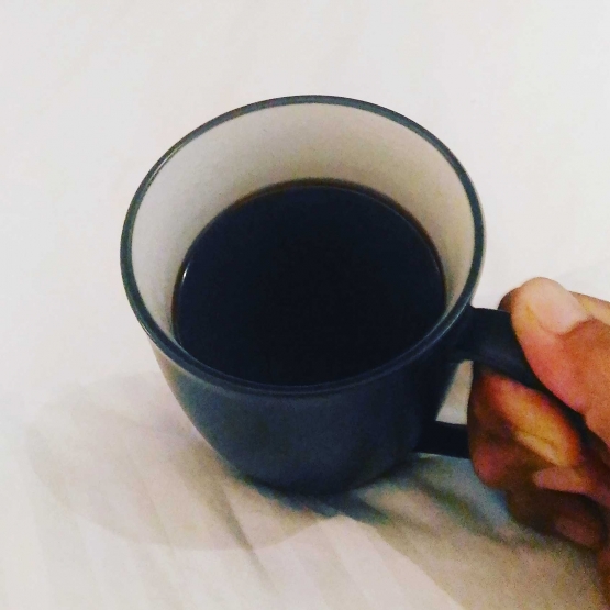 Menikmati secangkir kopi luwak (dok.pribadi)