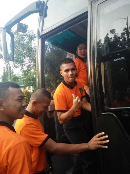 Rombongan Catar Kodam Jaya Menuju Tes tk Pusat di Magelang