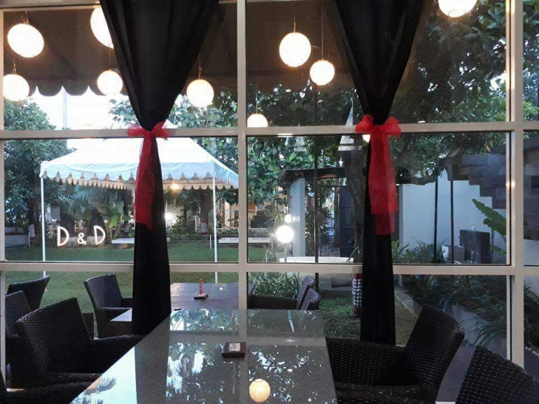 The Dona Doni Resto tempatnya nyaman dan hijau. (Dokpri).