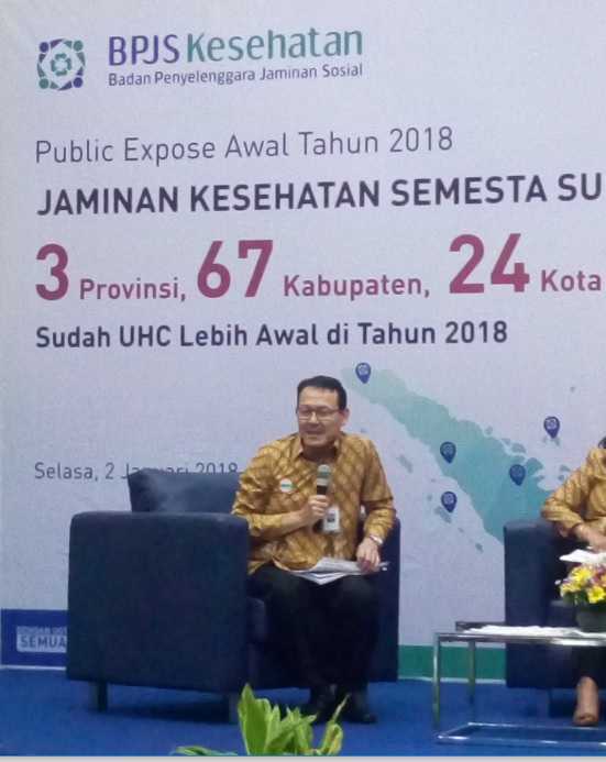 Deskripsi : Fahmi Idris, Dirut BPJS Kesehatan I Sumber Foto : Andri M