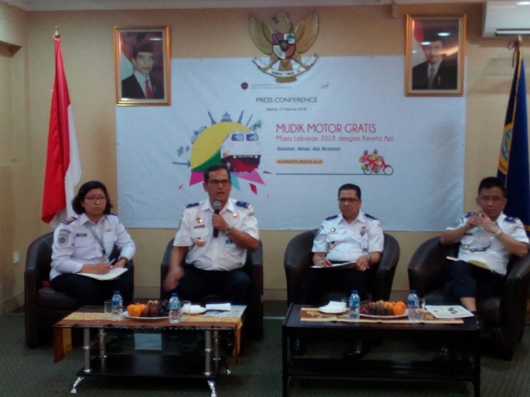 Konferensi Media MUDIK MOTOR GRATIS 2018 (Foto:Prattemm)