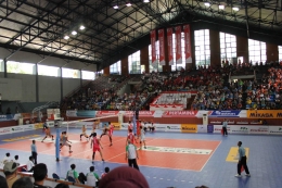 Event voli Proliga di Hall Basket Senayan| Dokumentasi pribadi