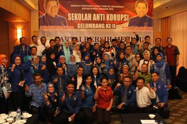 Demokrat rutin menggelar sekolah anti-korupsi