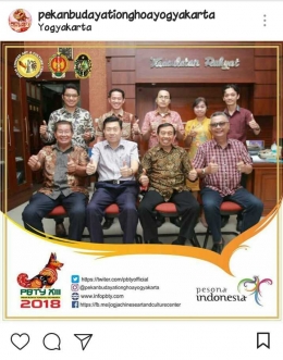 Panitia PBTY berkunjung ke Surat Kabar Lokal Yogyakarta dalam Audiensi PBTY (Sumber : PBTY Official IG account)