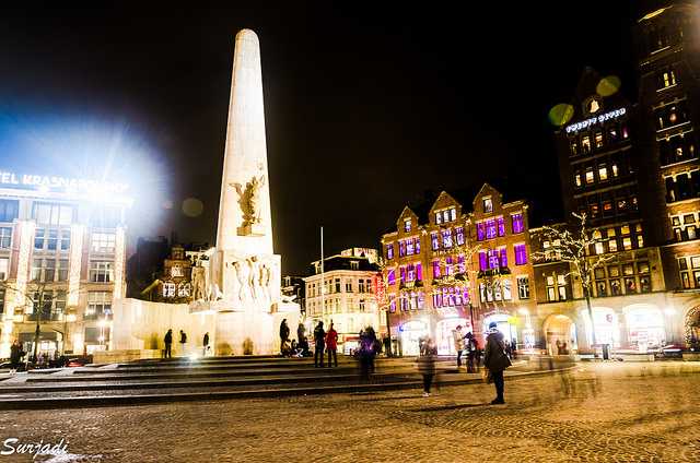 Monumen Nasional Belanda di Dam Square
