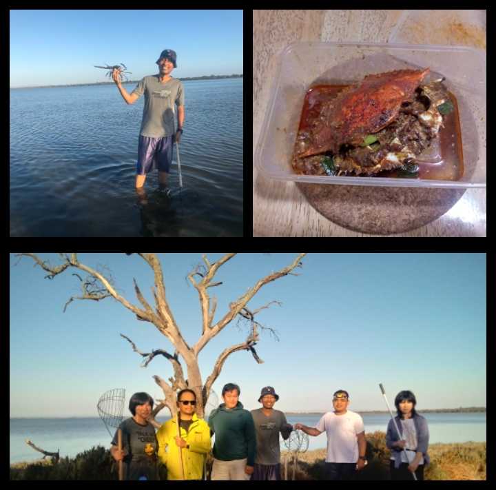 Para pemburu kepiting di Mandurah, Western Australia (dokpri)