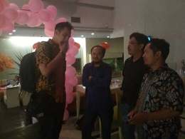 Sesi bincang santai dengan P Adrian Perkasa (dokumentasi pribadi)