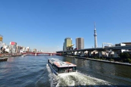 Sumidagawa Line, Tokyo Cruising, fasilitas wisata untuk menyusuri sebagian Sumida River/www.gotokyo.org