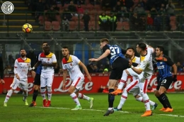 Gol sundulan Milan Skriniar (Foto: Twitter @Inter_id)