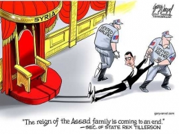 Assad dipaksa turun oleh pihak asing | file: garyvarvel.com