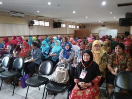 Suasana muker MGMP di SMP N 115 Jakarta (dokpri)