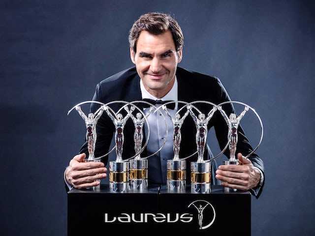 Federer, bintang di Laureus Award 2018 I Sumber Illustrasi : Sportsmole