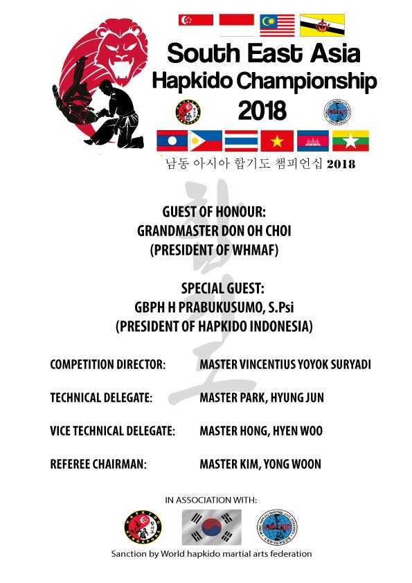South East Asia Hapkido Championship 2018