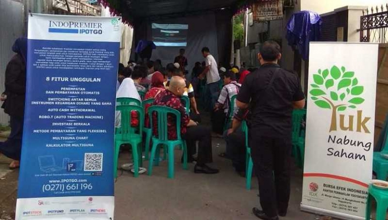 Suasana sosialisasi pasar modal di Widadi Skill Center, Surakarta (Foto: Dok. Pribadi)