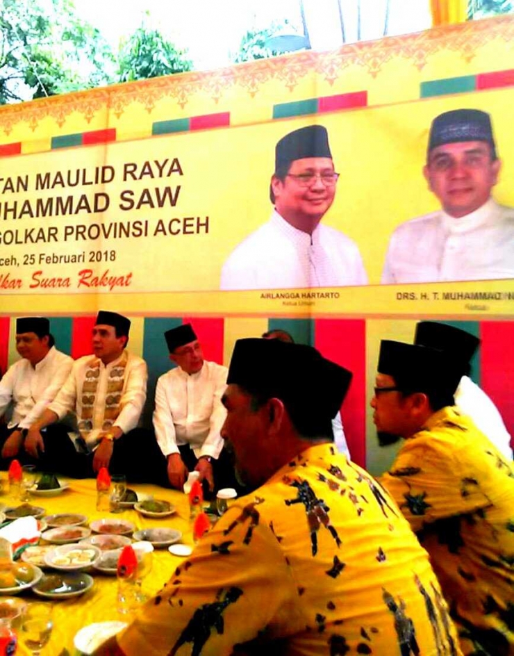 Kenduri Maulid di Kantor Golkar Aceh (dok. pribadi)