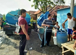 Bantuan Air Bersih di Desa Kecipir/Doc Pribadi