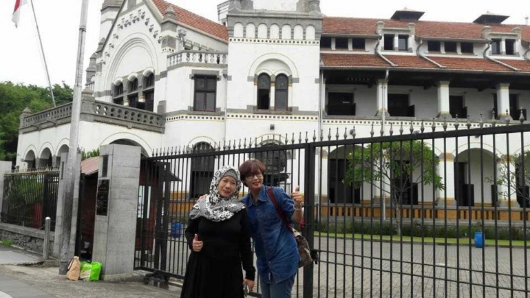 berdua dengan Mba Iin di Lawang Sewu Semarang...dokpri