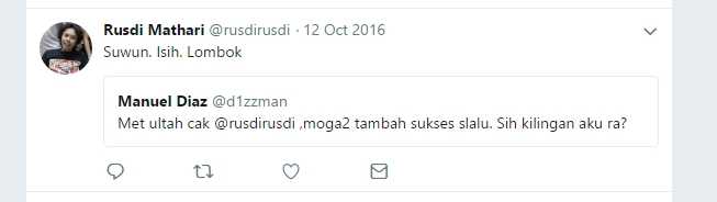Screenshot twitter terakhir saya dengan beliau (Dokpri: screenshot twitter)