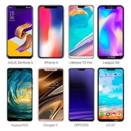 Android "Notch" Smartphone (Sumber Gambar : @pouch.game)