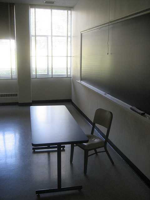 Empty Classroom via flickr.com