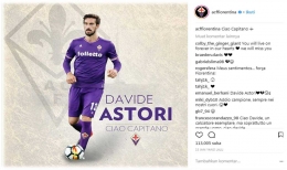 Fiorentina melepas kepergian sang kapten (Instagram@affiorentina)