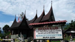 Rumah Gadang Istano Rajo Daulat Yang Dipertuan Tuanku Rajo Bagindo Raja Adat Alam Surambi Sungai Pagu, Pucuk Pimpinan Kampai Nan Duo Puluah Ampek, Balun. (Foto: Gapey Sandy)