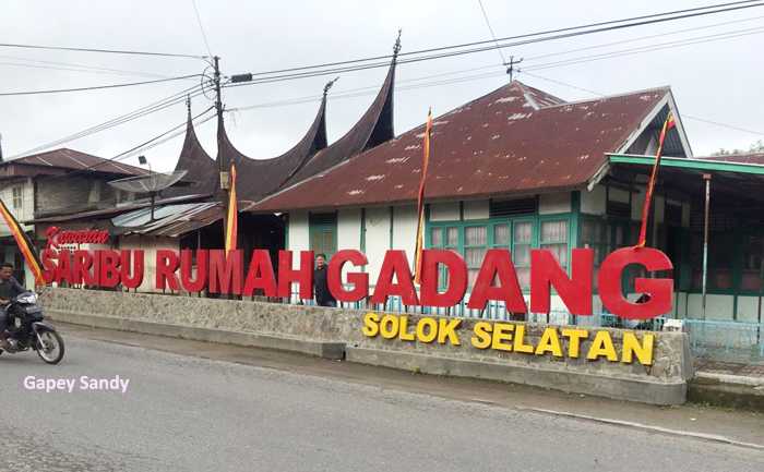 Kawasan Adat Saribu Rumah Gadang (SRG) di Jorong Bariang Rao-Rao, Kenagarian Koto Baru, Kecamatan Sungai Pagu, Kabupaten Solok Selatan. (Foto: Gapey Sandy)