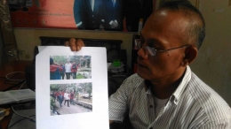 Ketua Panwascam Larangan menunjukkan bukti foto dan capture video keterlibatan PLD pada Kampanye Pilgub Jateng