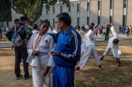 Sudama kini sudah go internasional dengan kemampuan judonya, Photo: Arko Datto / Noor / Sightsavers