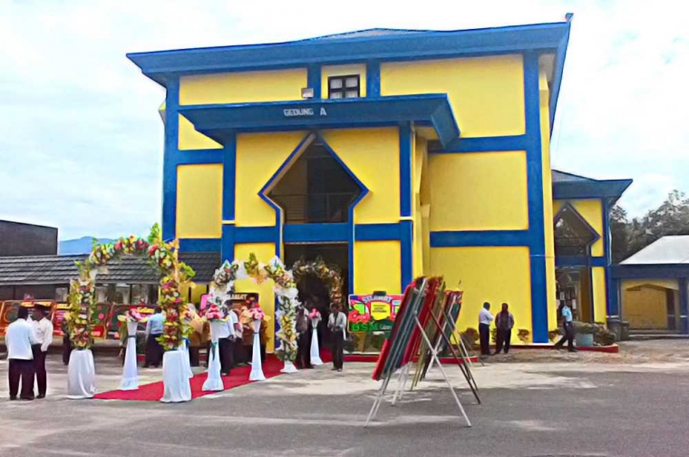 Salah satu bangunan revitalisasi asrama haji Sumbar yang diresmikan. (DOK. PRIBADI).