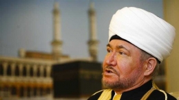 Imam Besar Rusia  Sheikh Rawil Gaynetdin. Photo:Anadolu