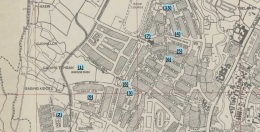 Peta dari Survey Directorate Head Quarters ALFSEA, dipublikasikan Januari 1946. Sumber: https://digitalcollections.universiteitleiden.nl/view/item/816949