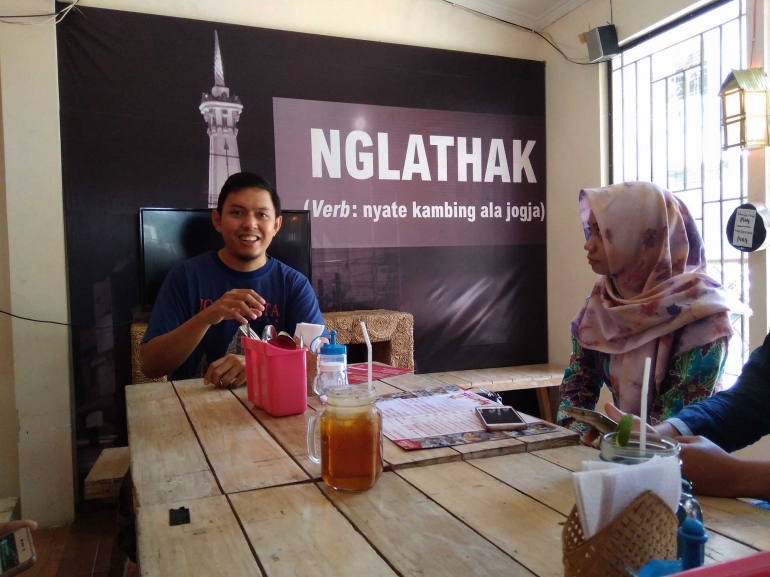 Mas To, owner Nglathak (Dok.Pribadi)