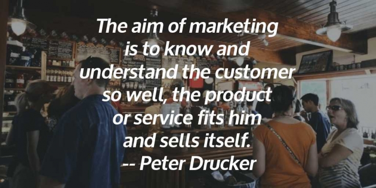 Peter Drucker, Father of Modern Marketing (Gambar olah pribadi)