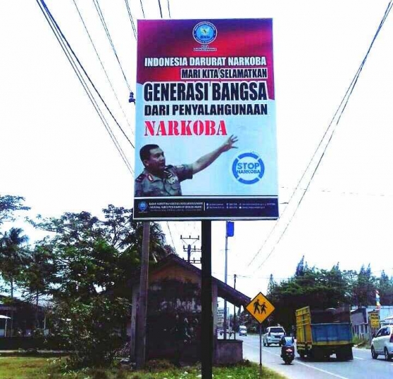 Banner Iklan Anti Narkoba @BNNP Aceh
