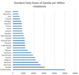 Negara pengguna utama opioids. Sumber: www.incb.org
