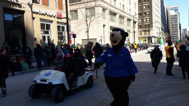 Flik, maskot kepolisian Montreal.