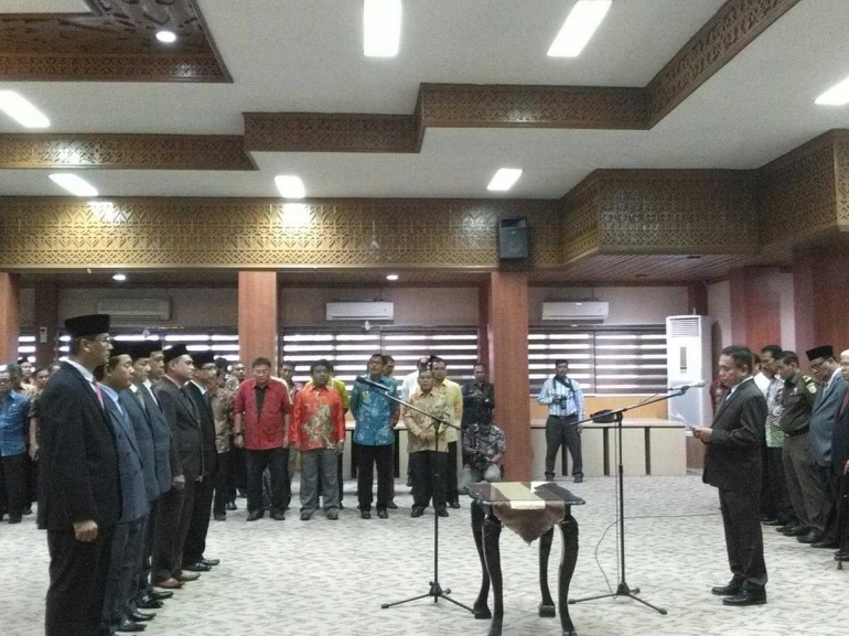 Arahan Gubernur Aceh Irwandi Yusuf pada Pelantikan Jajaran BPKS