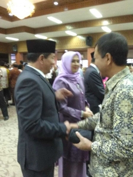 Kepala BPKS dan Kepala Bank Aceh Syariah Haizir Sulaiman
