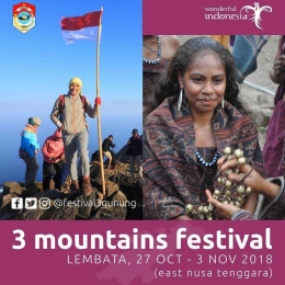 Festival 3 Gunung (Sumber: Pariwisata Lembata@Festival3Gunung)