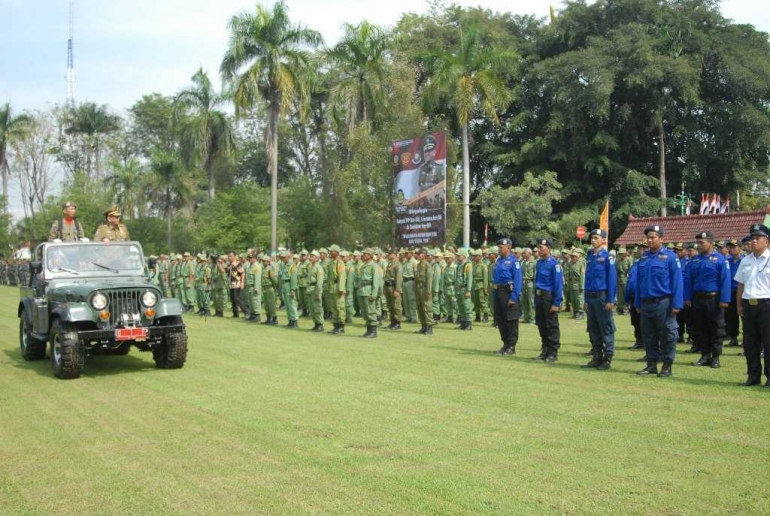 Menengok Perayaan HUT Damkar, Satpol PP dan Linmas