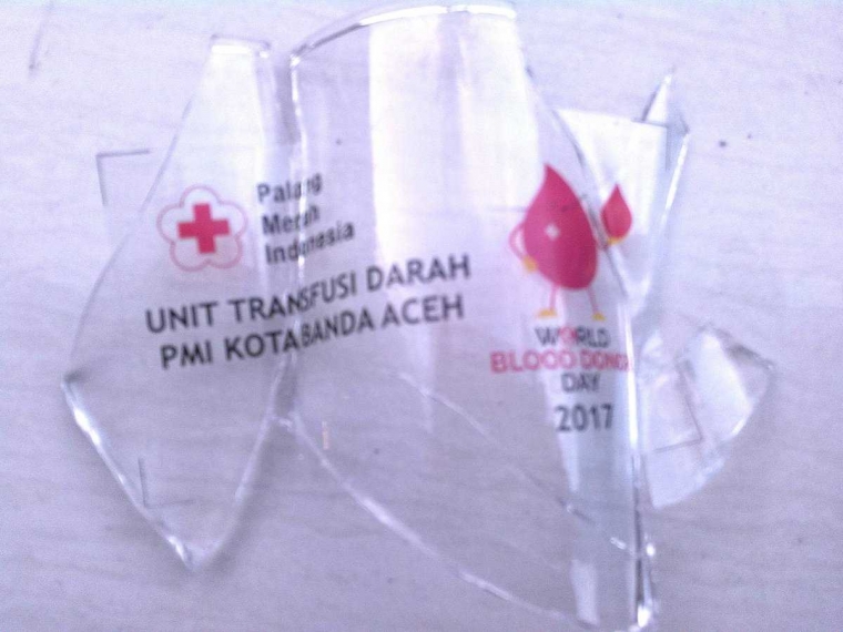 Pecahan gelas istimewa. Dok.pribadi