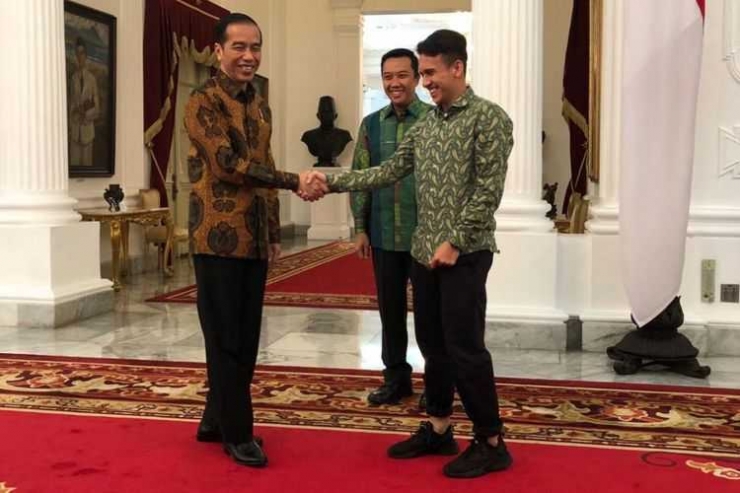  (Egy Maulana Vikry saat bertemu dengan Presiden Jokowi/sumber foto dilansir dari kompas.com)