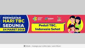 Tema Indonesia pada peringatan Hari TB Sedunia (sumber : dinkes.surabaya.go.id)