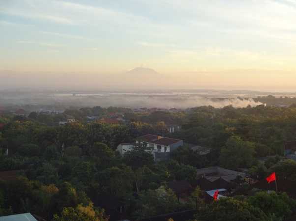 Keindahan Gunung Agung sulit untuk dilewatkan (Sumber: dokumen pribadi)