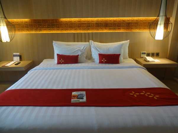 Menginap di kamar yang nyaman, luxury dan "mbetahi" di lantai 8 hotel (Sumber: dokumen pribadi)