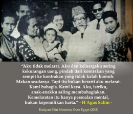 H Agus Salim bersama istri dan anak-anaknya. (Gambar: intisarionline.com)