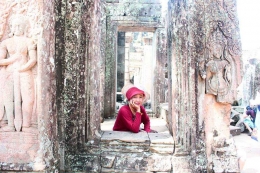 Hobi saya traveling mmebuat saya harus selalu memakai tabir surya (dok pribadi)