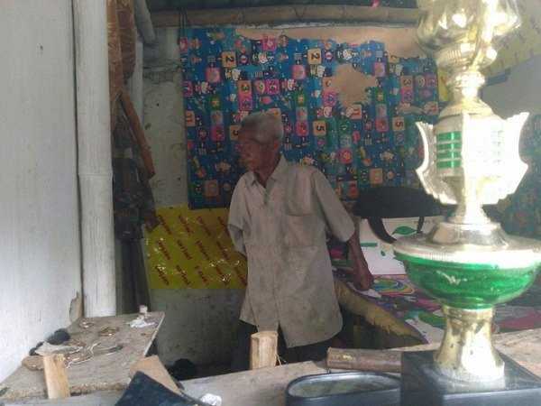 Begini peraduan mbah Jono (foto: dok pri)